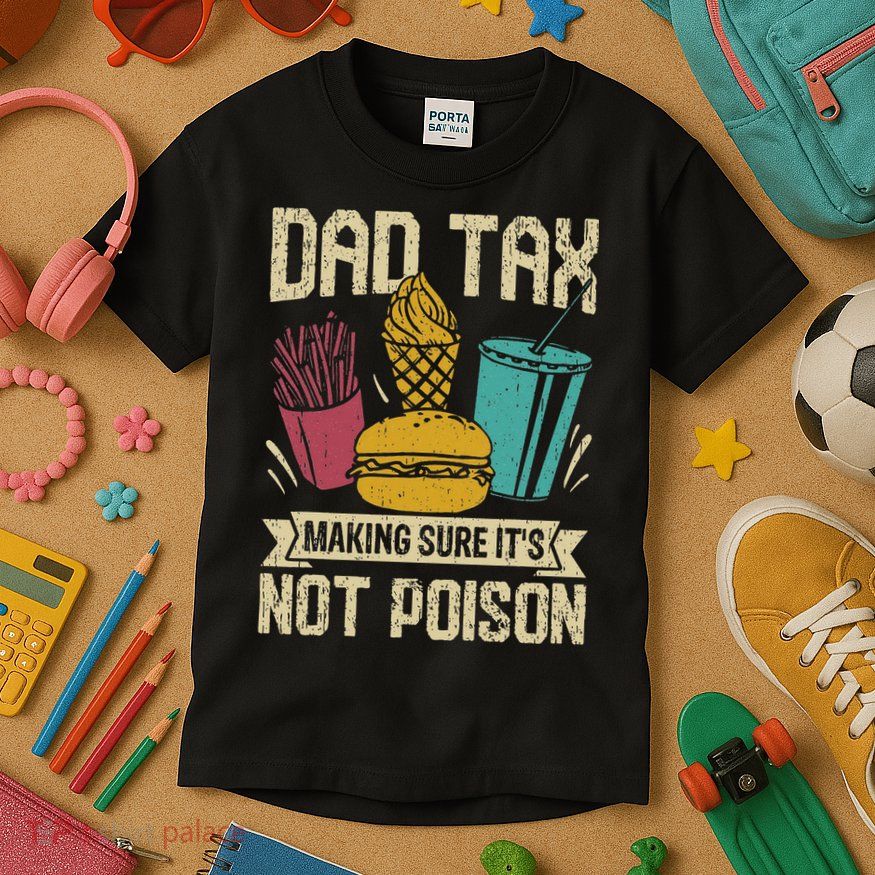 Dad Tax Making Sure It's Not Funny Father's Day Kids T-Shirt