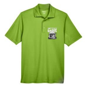 Don't Touch My Space Cat Men's Origin Performance Pique Polo