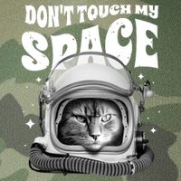 Don't Touch My Space Cat Legacy Tie Dye Trucker Hat