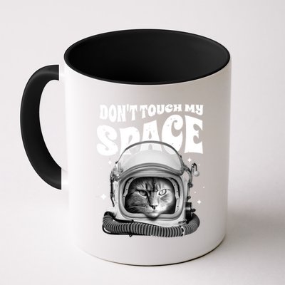 Don't Touch My Space Cat Mug