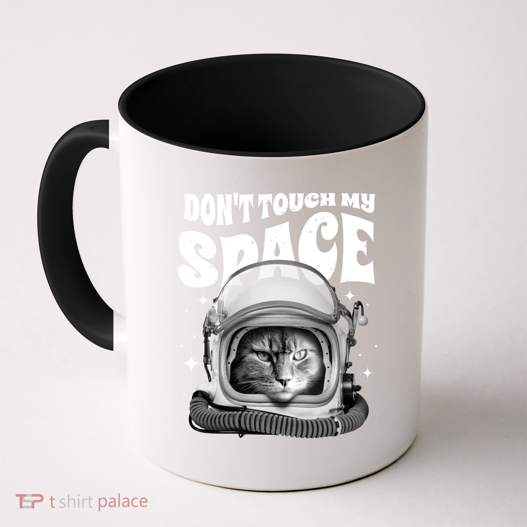 Don't Touch My Space Cat Mug