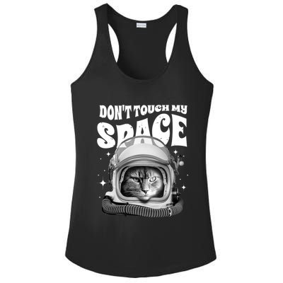 Don't Touch My Space Cat Ladies PosiCharge Competitor Racerback Tank