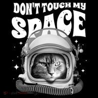 Don't Touch My Space Cat Wool Snapback Cap