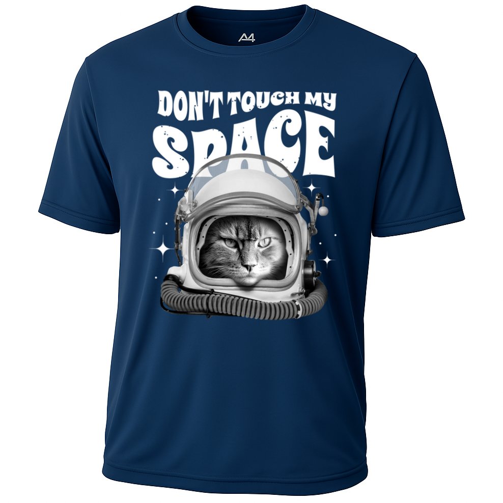 Don't Touch My Space Cat Performance Shirt