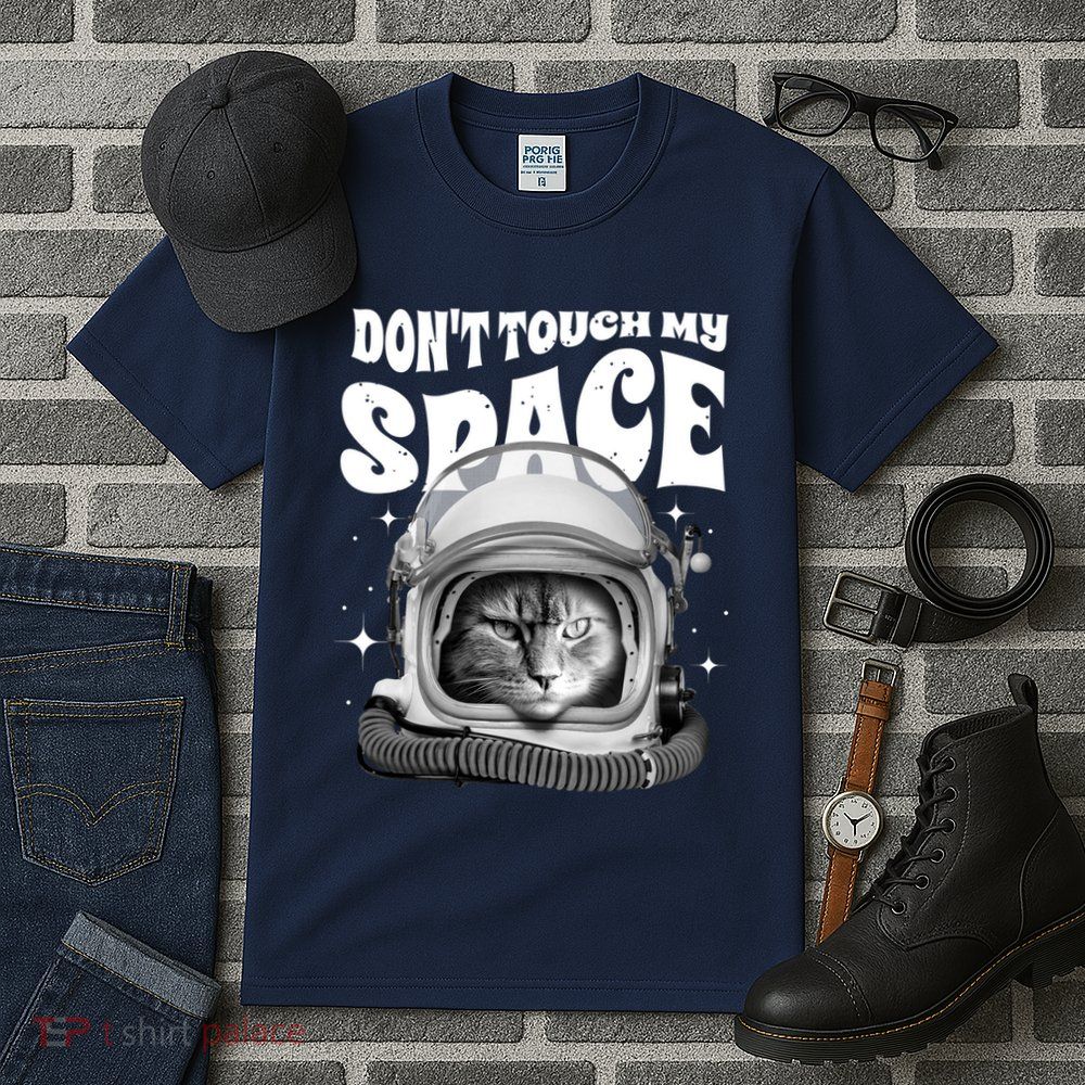 Don't Touch My Space Cat Tall T-Shirt