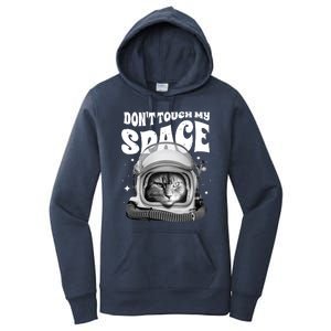 Don't Touch My Space Cat Women's Pullover Hoodie