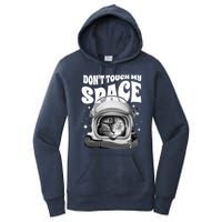 Don't Touch My Space Cat Women's Pullover Hoodie