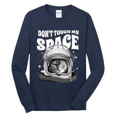 Don't Touch My Space Cat Tall Long Sleeve T-Shirt