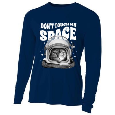 Don't Touch My Space Cat Cooling Performance Long Sleeve Crew