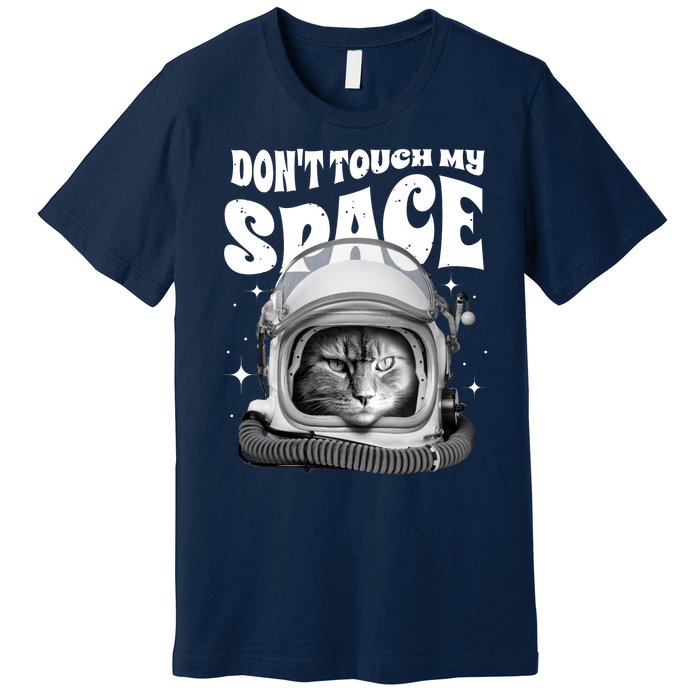 Don't Touch My Space Cat Premium T-Shirt