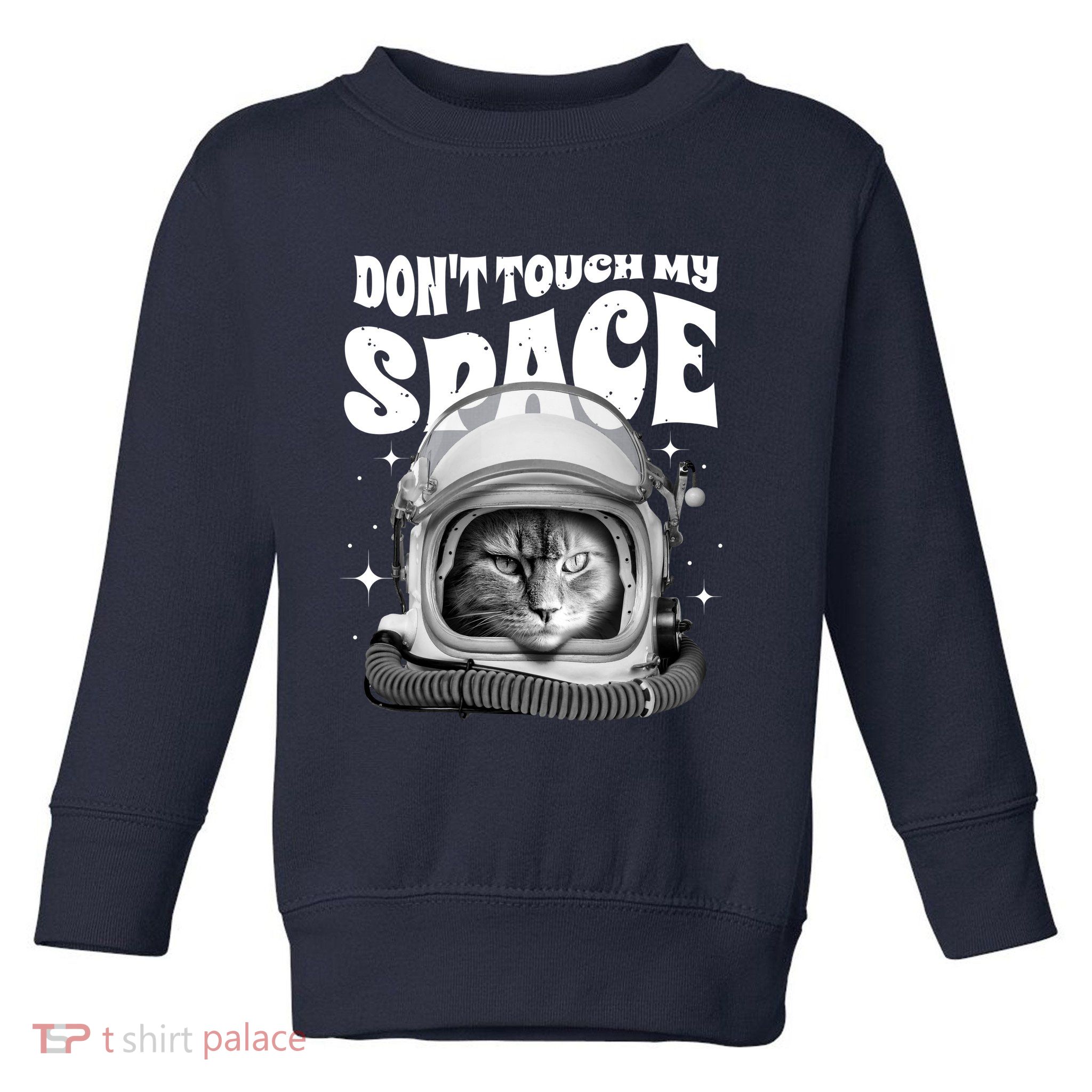 Don't Touch My Space Cat Toddler Sweatshirt