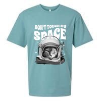 Don't Touch My Space Cat Sueded Cloud Jersey T-Shirt