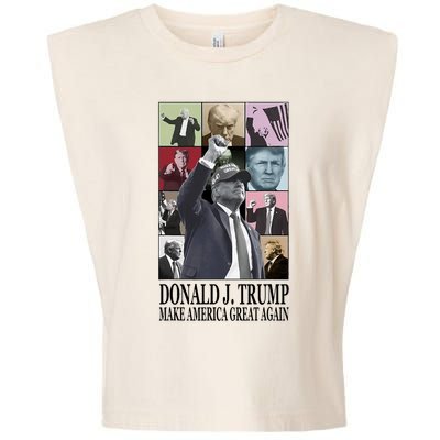 Donald Trump Make America Great Again Garment-Dyed Women's Muscle Tee