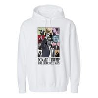 Donald Trump Make America Great Again Garment-Dyed Fleece Hoodie