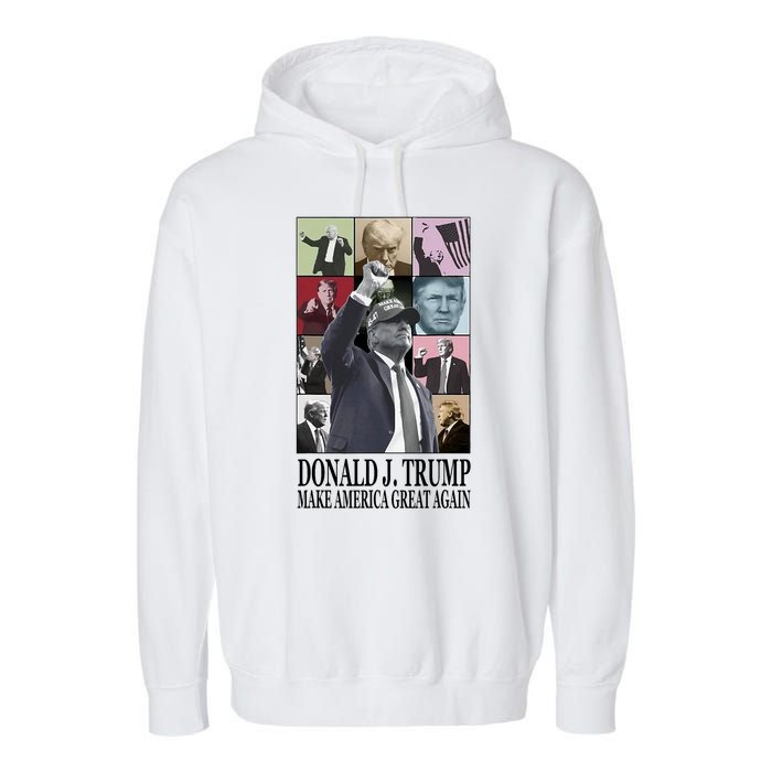 Donald Trump Make America Great Again Garment-Dyed Fleece Hoodie