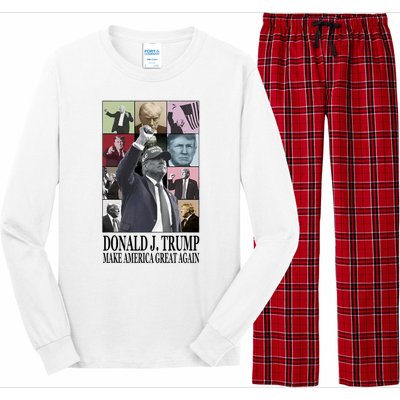 Donald Trump Make America Great Again Long Sleeve Pajama Set