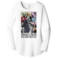 Donald Trump Make America Great Again Women's Perfect Tri Tunic Long Sleeve Shirt