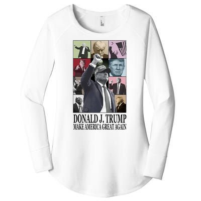 Donald Trump Make America Great Again Women's Perfect Tri Tunic Long Sleeve Shirt