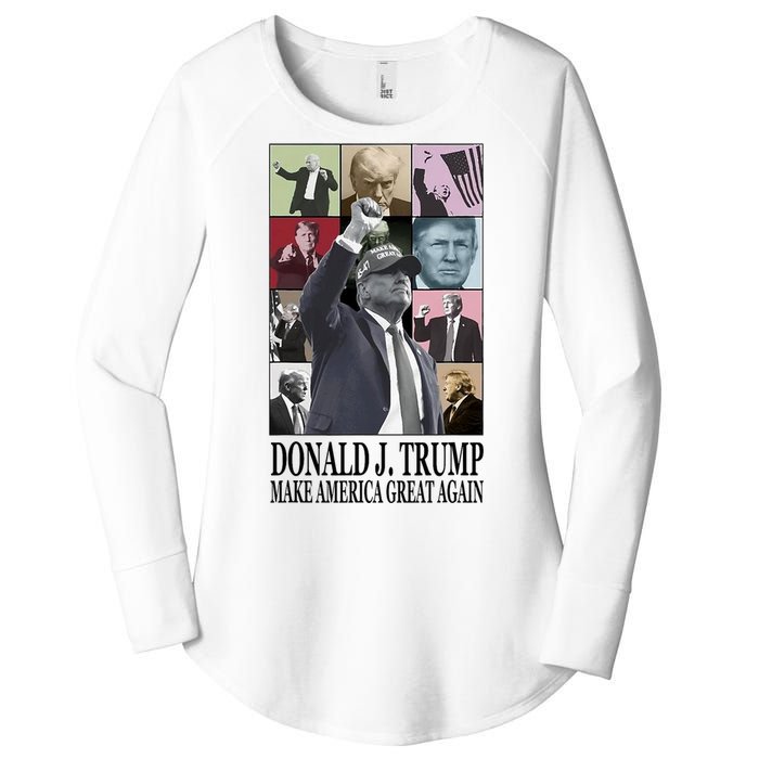 Donald Trump Make America Great Again Women's Perfect Tri Tunic Long Sleeve Shirt