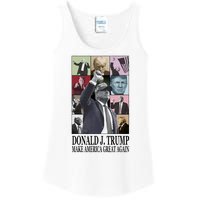 Donald Trump Make America Great Again Ladies Essential Tank