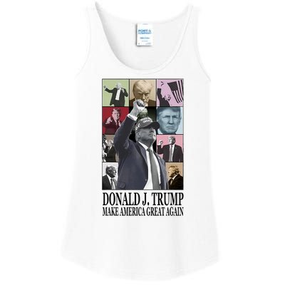 Donald Trump Make America Great Again Ladies Essential Tank