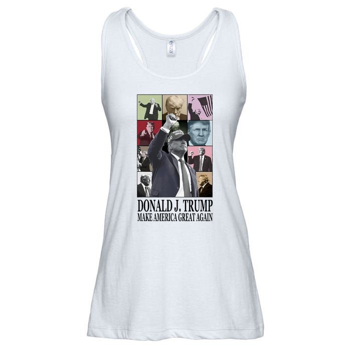 Donald Trump Make America Great Again Ladies Essential Flowy Tank