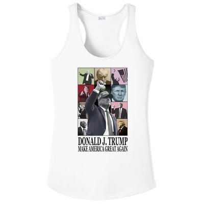 Donald Trump Make America Great Again Ladies PosiCharge Competitor Racerback Tank