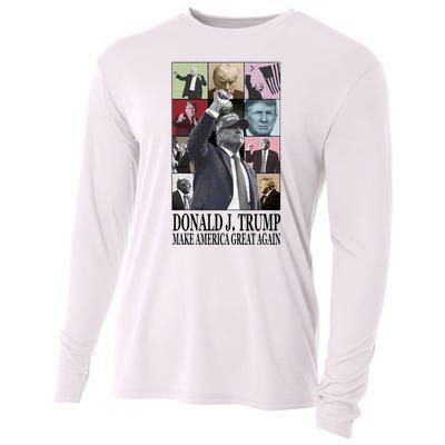 Donald Trump Make America Great Again Cooling Performance Long Sleeve Crew