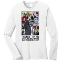 Donald Trump Make America Great Again Ladies Long Sleeve Shirt