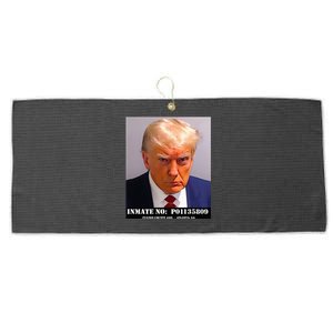 Donald Trump Mug Shot Large Microfiber Waffle Golf Towel