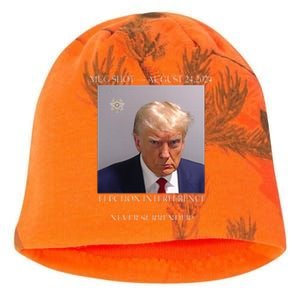 Donald Trump Mug Shot August 24 2024 Election Interference Kati - Camo Knit Beanie