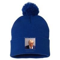 Donald Trump Mug Shot August 24 2024 Election Interference Pom Pom 12in Knit Beanie