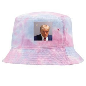 Donald Trump Mug Shot August 24 2024 Election Interference Tie-Dyed Bucket Hat