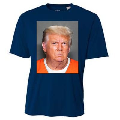 Donald Trump Mug Shot Cooling Performance Crew T-Shirt