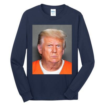 Donald Trump Mug Shot Tall Long Sleeve T-Shirt