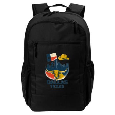 Dallas Texas Modern Collage Backpack