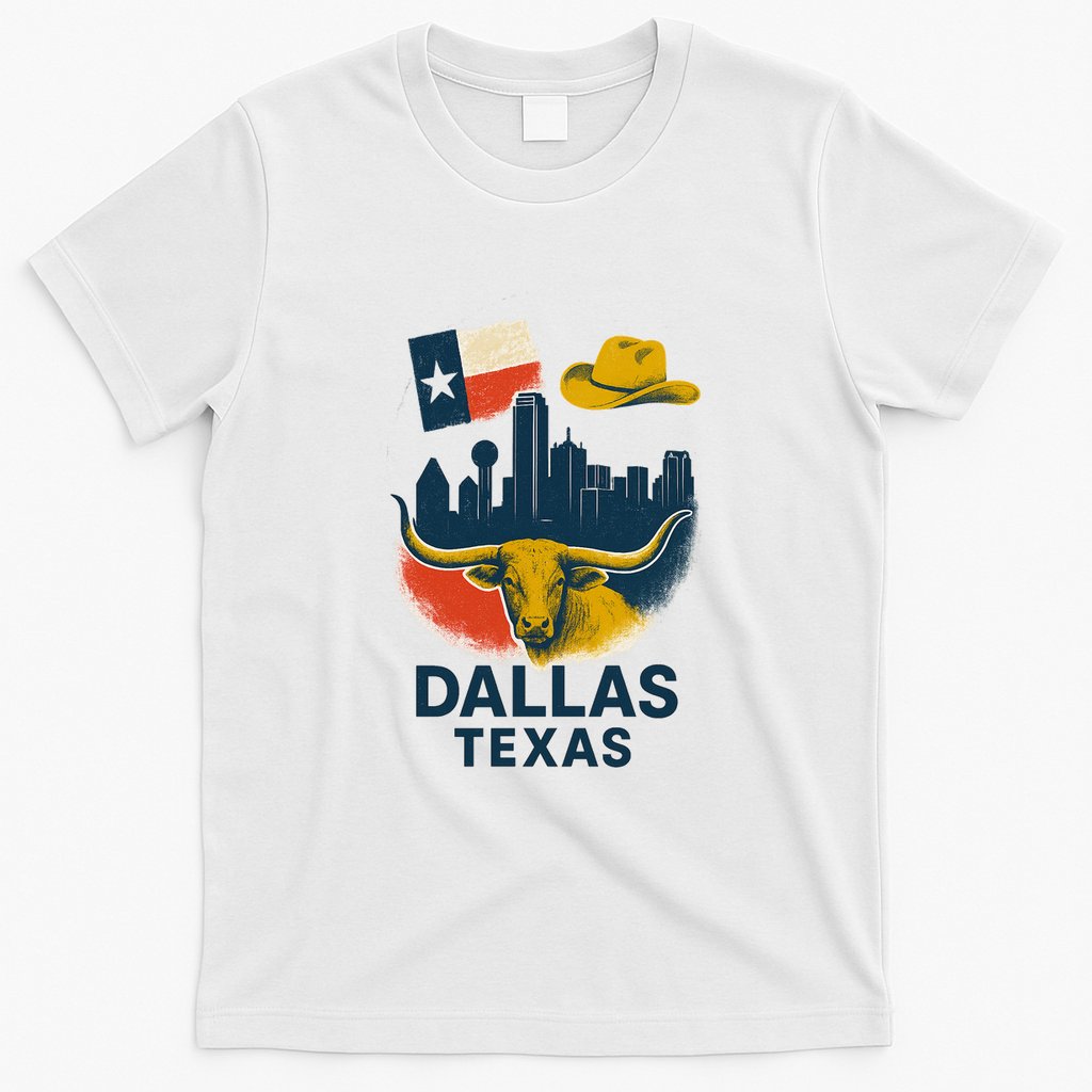 Dallas Texas Modern Collage T-Shirt