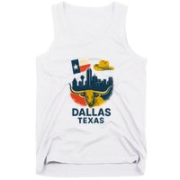 Dallas Texas Modern Collage Tank Top