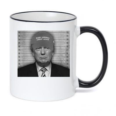 Donald Trump Mugshot Make America Great Again 11oz Black Color Changing Mug