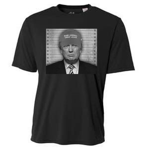 Donald Trump Mugshot Make America Great Again Cooling Performance Crew T-Shirt