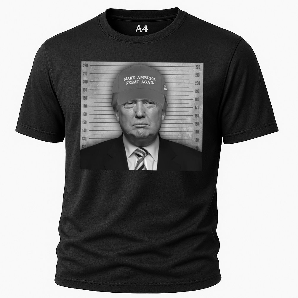 Donald Trump Mugshot Make America Great Again Cooling Performance Crew T-Shirt