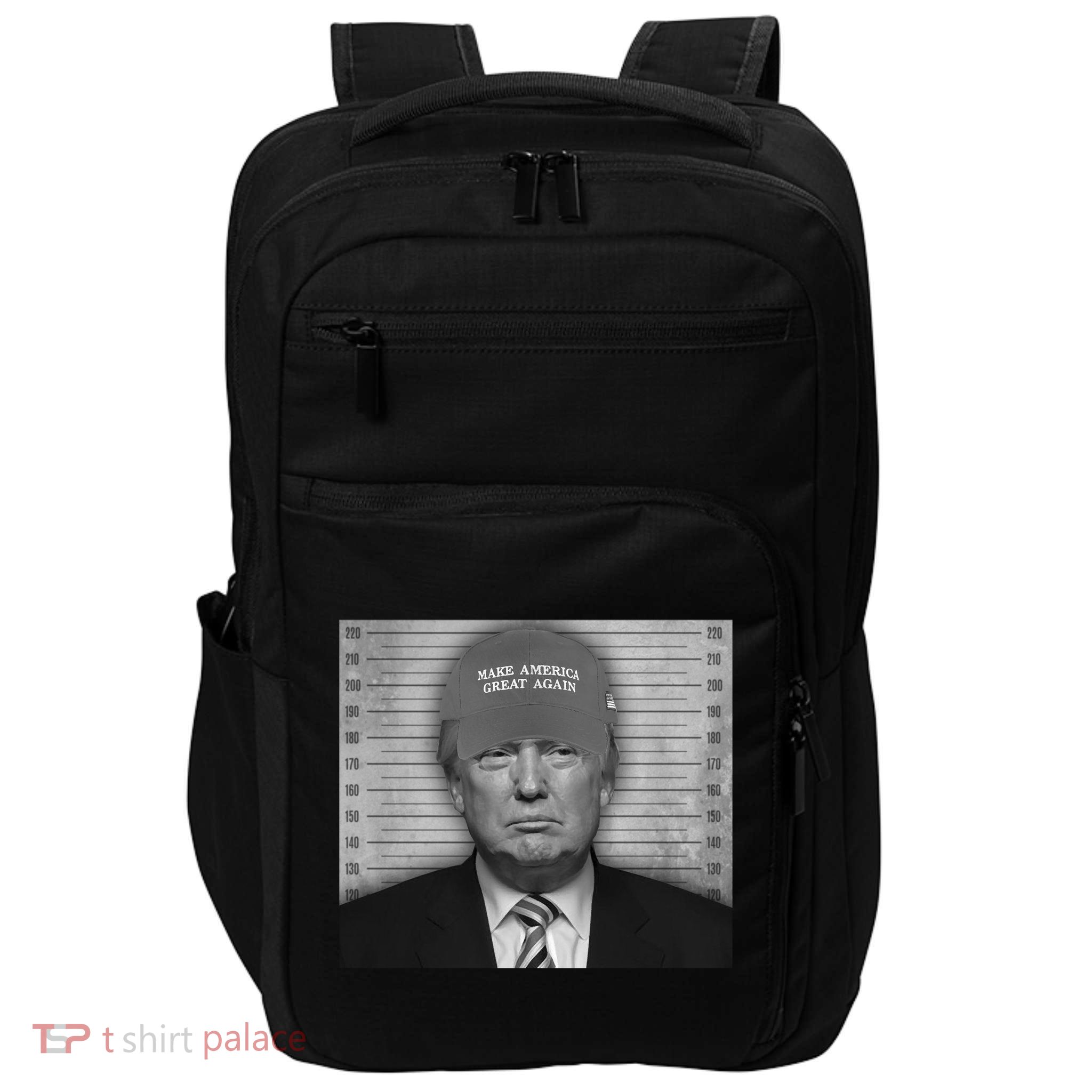 Donald Trump Mugshot Make America Great Again Impact Tech Backpack