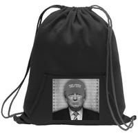 Donald Trump Mugshot Make America Great Again Sweatshirt Cinch Pack Bag