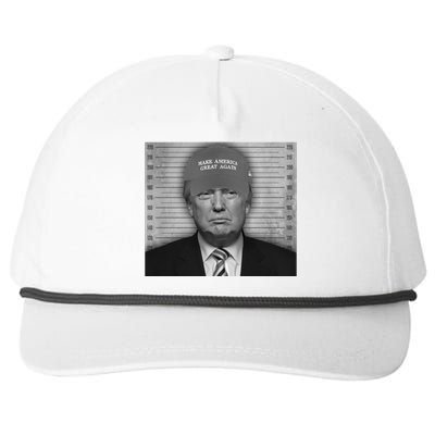 Donald Trump Mugshot Make America Great Again Snapback Five-Panel Rope Hat