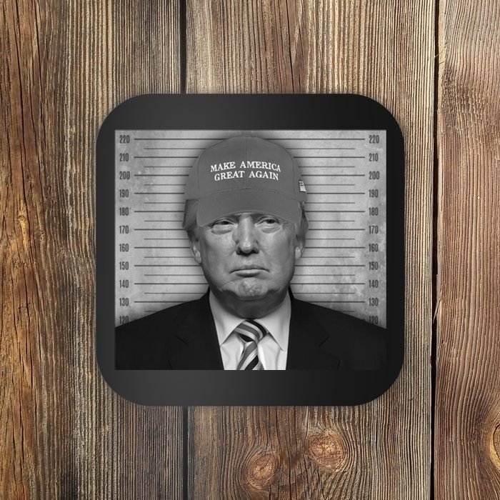 Donald Trump Mugshot Make America Great Again Coaster