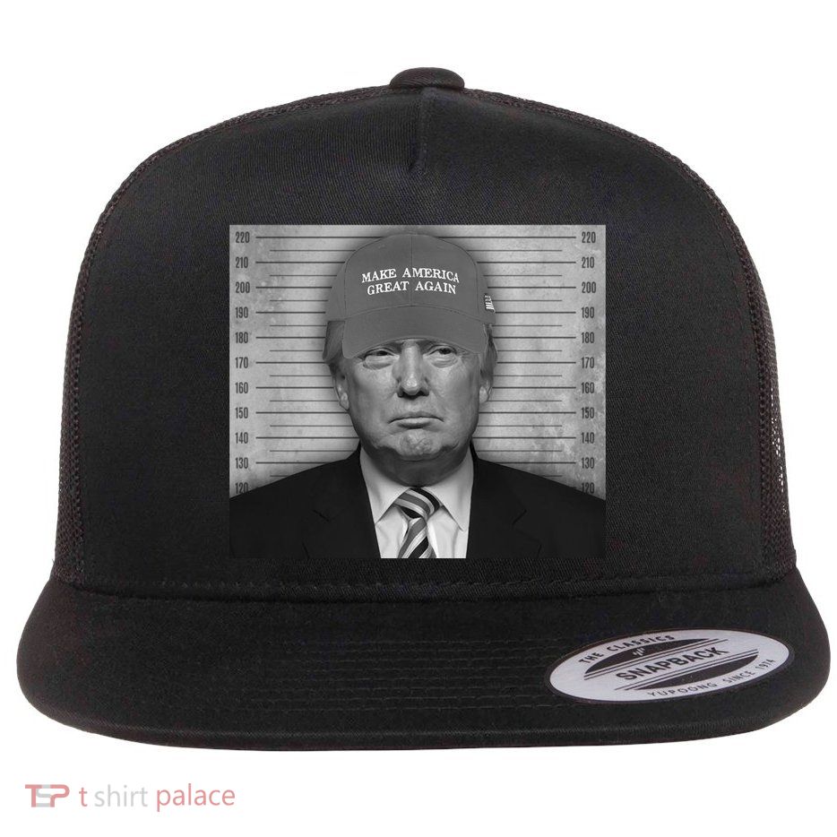 Donald Trump Mugshot Make America Great Again Flatbill Hat