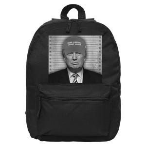 Donald Trump Mugshot Make America Great Again 16 in Basic Backpack