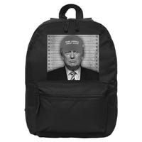 Donald Trump Mugshot Make America Great Again 16 in Basic Backpack