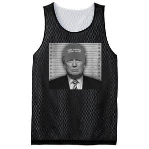 Donald Trump Mugshot Make America Great Again Mesh Reversible Basketball Jersey Tank