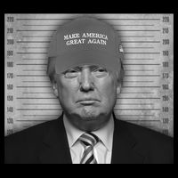 Donald Trump Mugshot Make America Great Again Cooling Performance Long Sleeve Crew